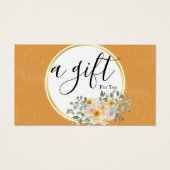 シンプルモダン商品券 (正面)