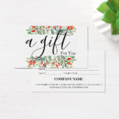 シンプルモダン商品券 (デスク)