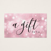 シンプルモダン商品券 (正面)