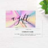 シンプルモダン商品券 (デスク)