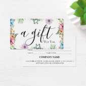 シンプルモダン商品券 (デスク)