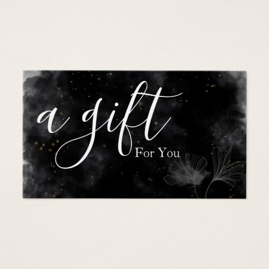 シンプルモダン商品券 (正面)