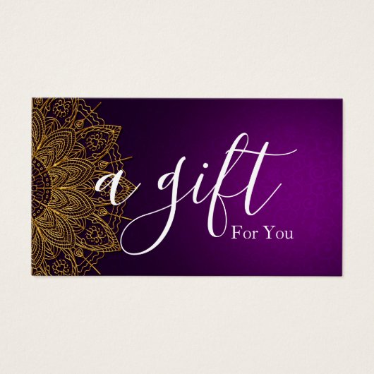 シンプルモダン商品券 (正面)