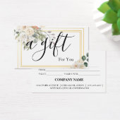 シンプルモダン商品券 (デスク)