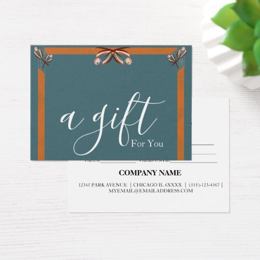 シンプルモダン商品券 (デスク)