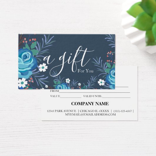 シンプルモダン商品券 (デスク)