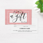 シンプルモダン商品券 (デスク)