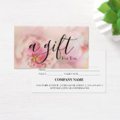 シンプルモダン商品券 (デスク)