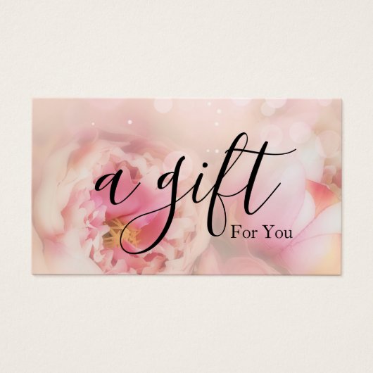 シンプルモダン商品券 (正面)