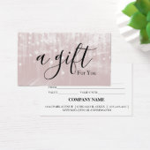 シンプルモダン商品券 (デスク)