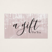 シンプルモダン商品券 (正面)