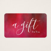 シンプルモダン商品券 (正面)