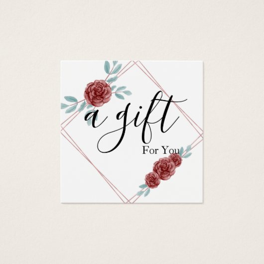 シンプルモダン商品券 (正面)