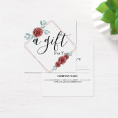 シンプルモダン商品券 (デスク)