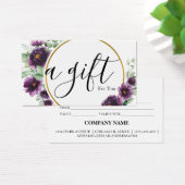 シンプルモダン商品券 (デスク)