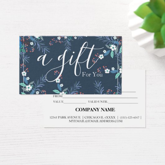 シンプルモダン商品券 (デスク)