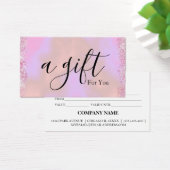 シンプルモダン商品券 (デスク)