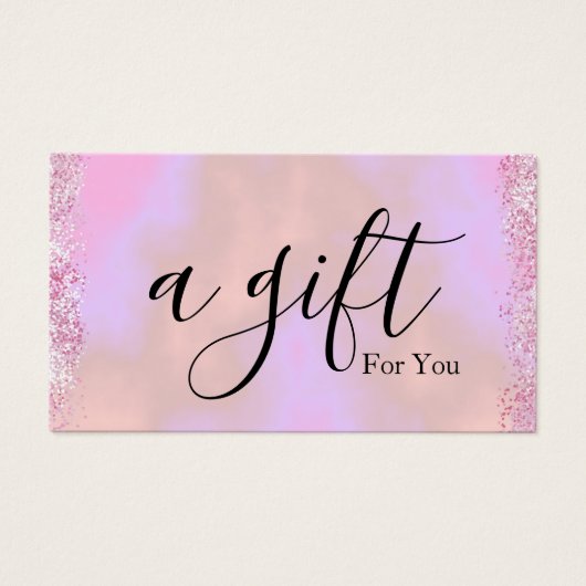 シンプルモダン商品券 (正面)