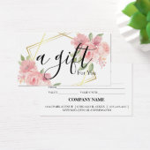 シンプルモダン商品券 (デスク)