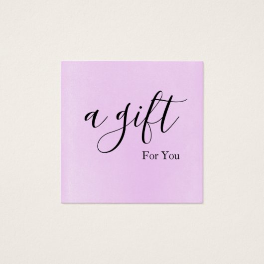 シンプルモダン商品券 (正面)