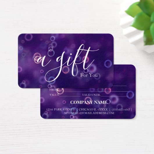 シンプルモダン商品券 (デスク)