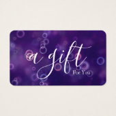 シンプルモダン商品券 (正面)