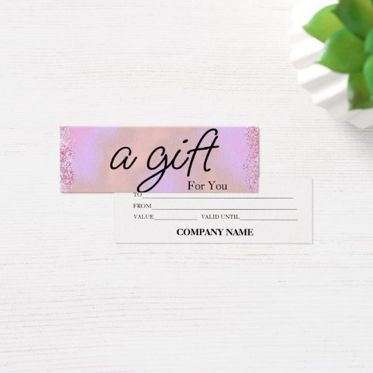 シンプルモダン商品券 (デスク)