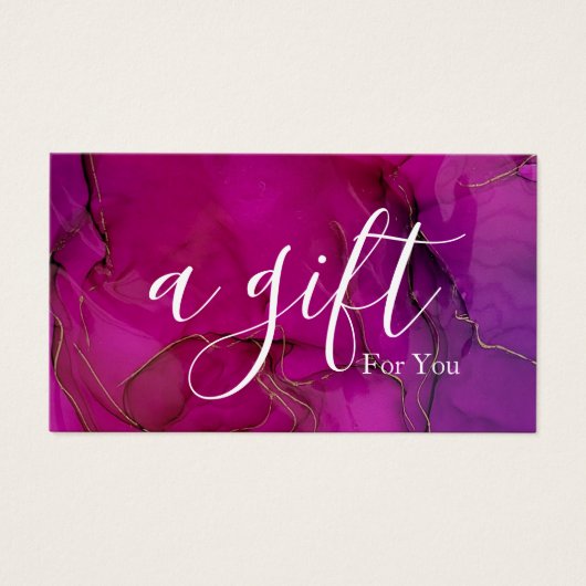 シンプルモダン商品券 (正面)