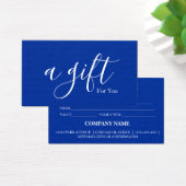 シンプルモダン商品券 (デスク)