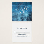 シンプルモダン商品券 (正面&裏面)