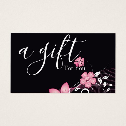 シンプルモダン商品券 (正面)