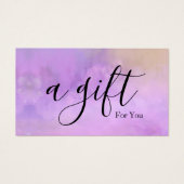 シンプルモダン商品券 (正面)