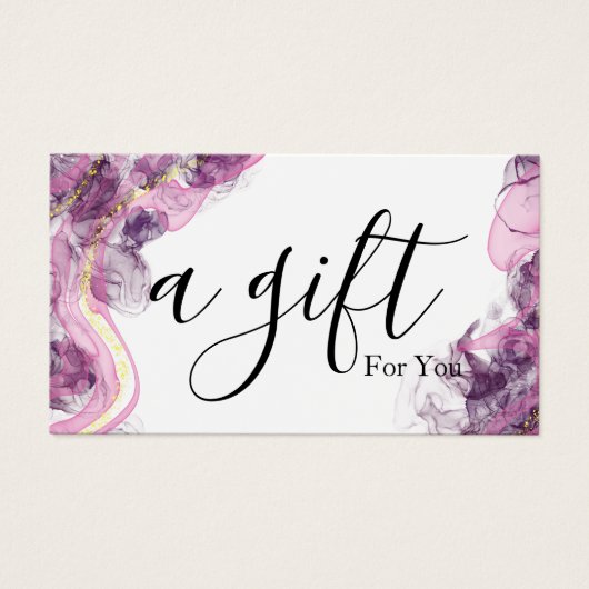 シンプルモダン商品券 (正面)