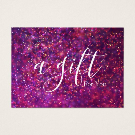 シンプルモダン商品券 (正面)