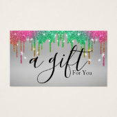 シンプルモダン商品券 (正面)