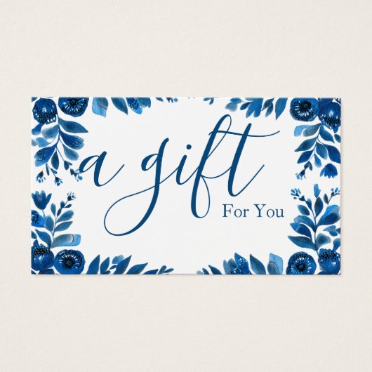 シンプルモダン商品券 (正面)