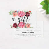 シンプルモダン商品券 (デスク)