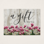 シンプルモダン商品券 (正面)