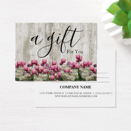 シンプルモダン商品券 (デスク)