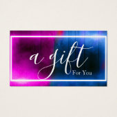 シンプルモダン商品券 (正面)