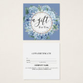 シンプルモダン商品券 (正面&裏面)