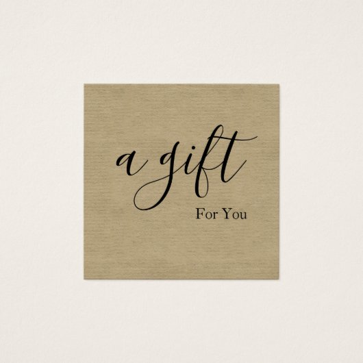 シンプルモダン商品券 (正面)