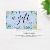 シンプルモダン商品券 (デスク)