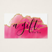 シンプルモダン商品券 (正面)