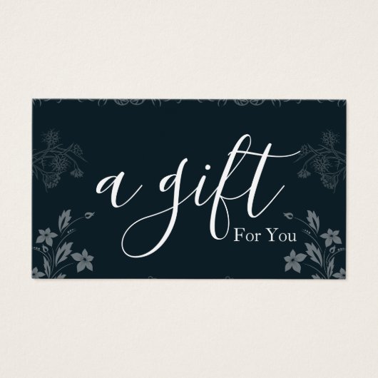 シンプルモダン商品券 (正面)