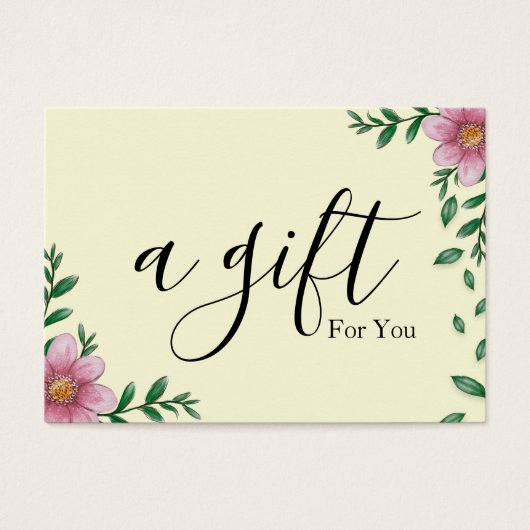 シンプルモダン商品券 (正面)