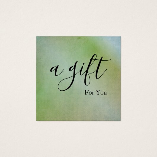 シンプルモダン商品券 (正面)