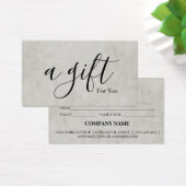 シンプルモダン商品券 (デスク)