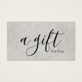 シンプルモダン商品券 (正面)