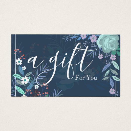 シンプルモダン商品券 (正面)